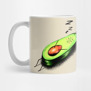 Funny Happy Sleepy Avocado Alien - Proste Keto Diet - Keto Mama - Low Carb Mug